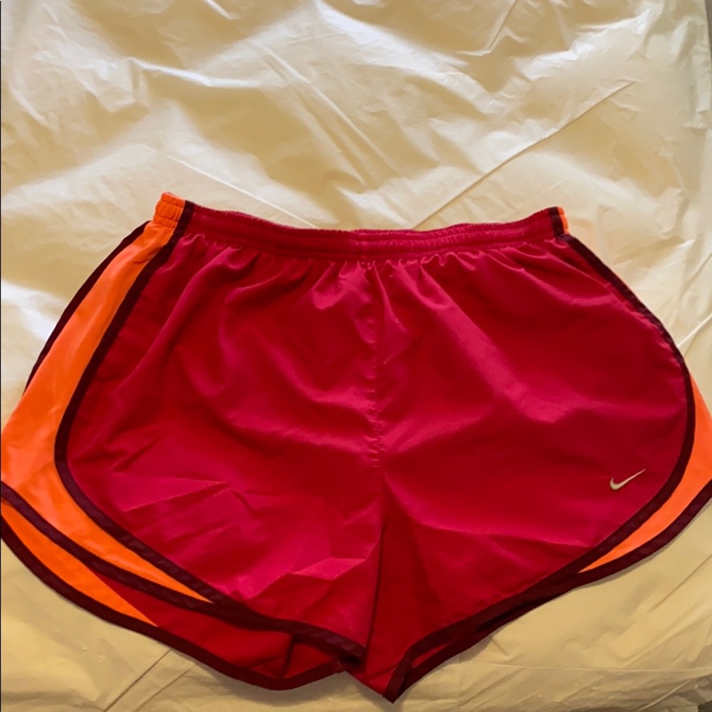 Pink & orange Nike shorts